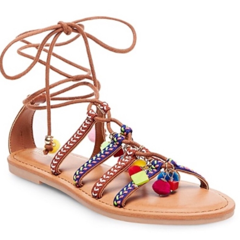 Pom Pom Sandals